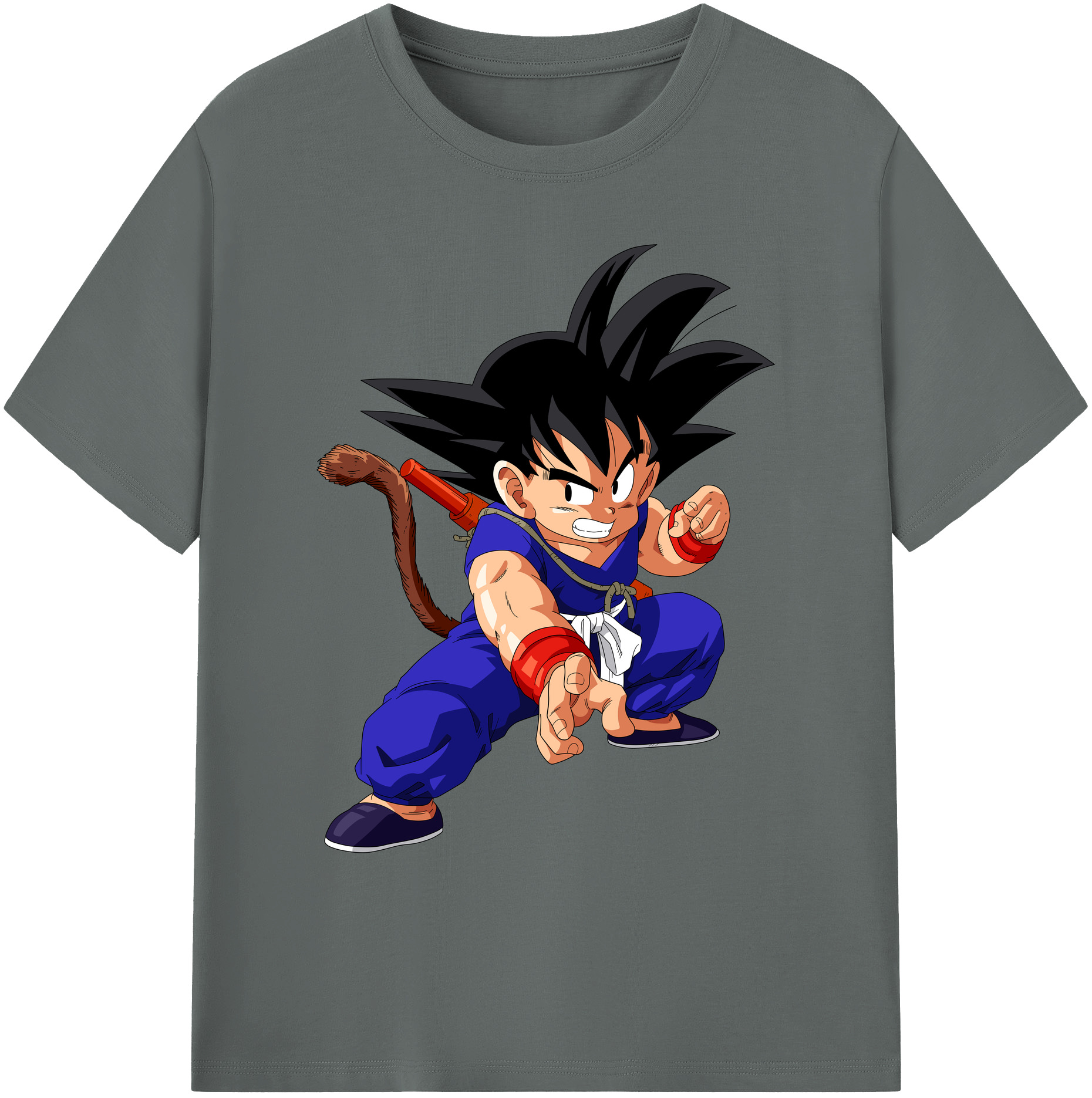 （画像用） ドラゴンボール 孫悟空（そん ごくう）Son Goku カカロット DRAGON BALL Kakarotto 綿100％ メンズ半袖Tシャツ｜肌触りやわらか＆通気性